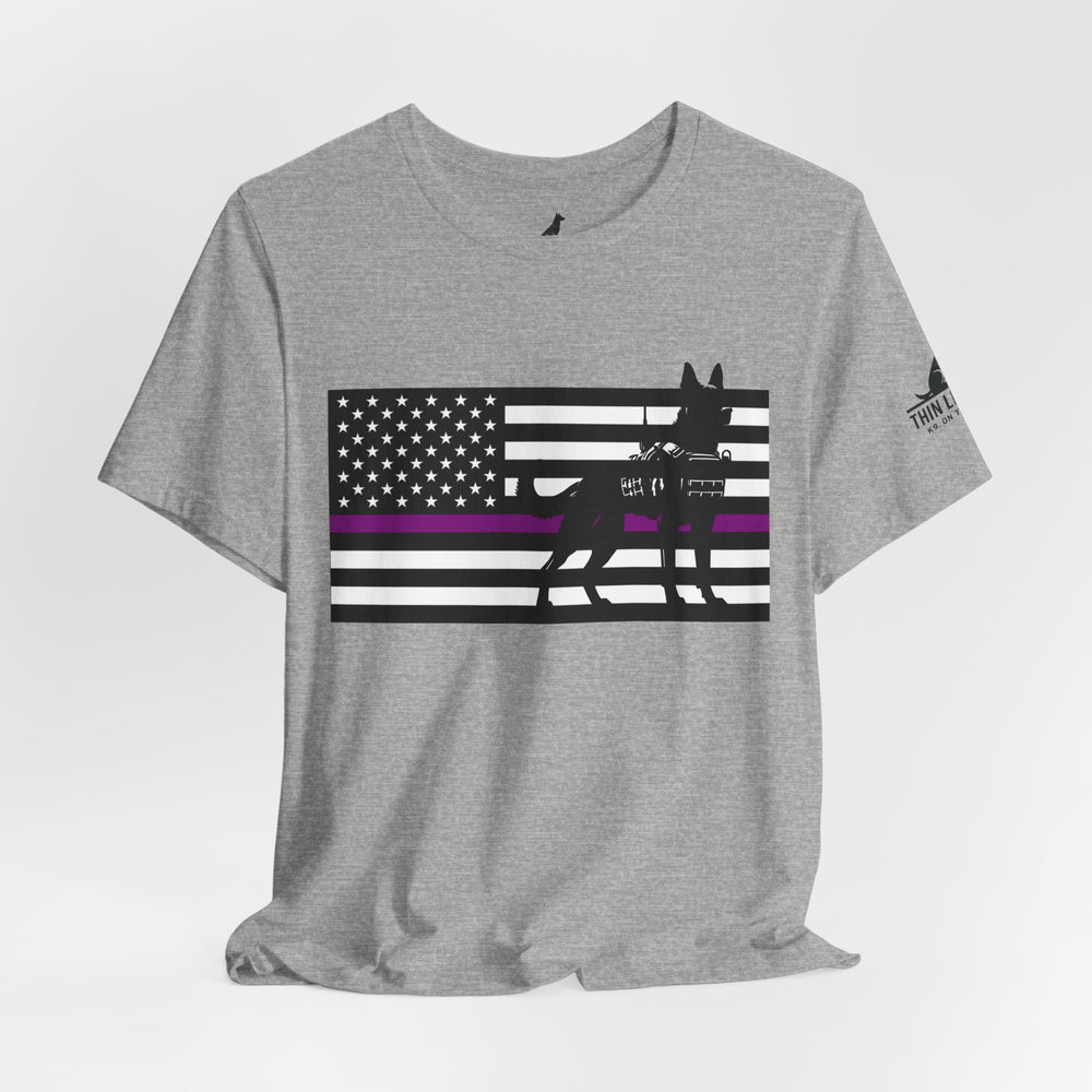 Thin Purple Line K9 t-shirt