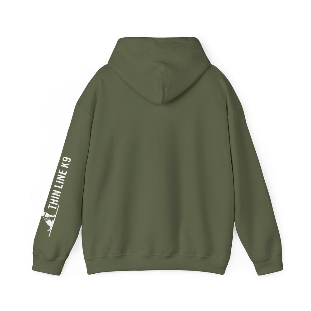 Thin Silver Line K9 Hoodie – Loyalty Wears a Badge