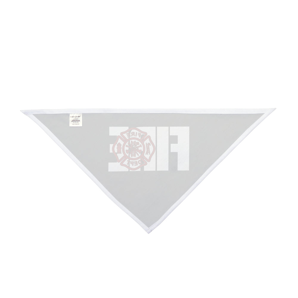 Maltese Cross Firefighter Support Dog Bandana