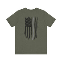 Thin Grey Line Flag Tee – Corrections Don’t Cry, They Contain