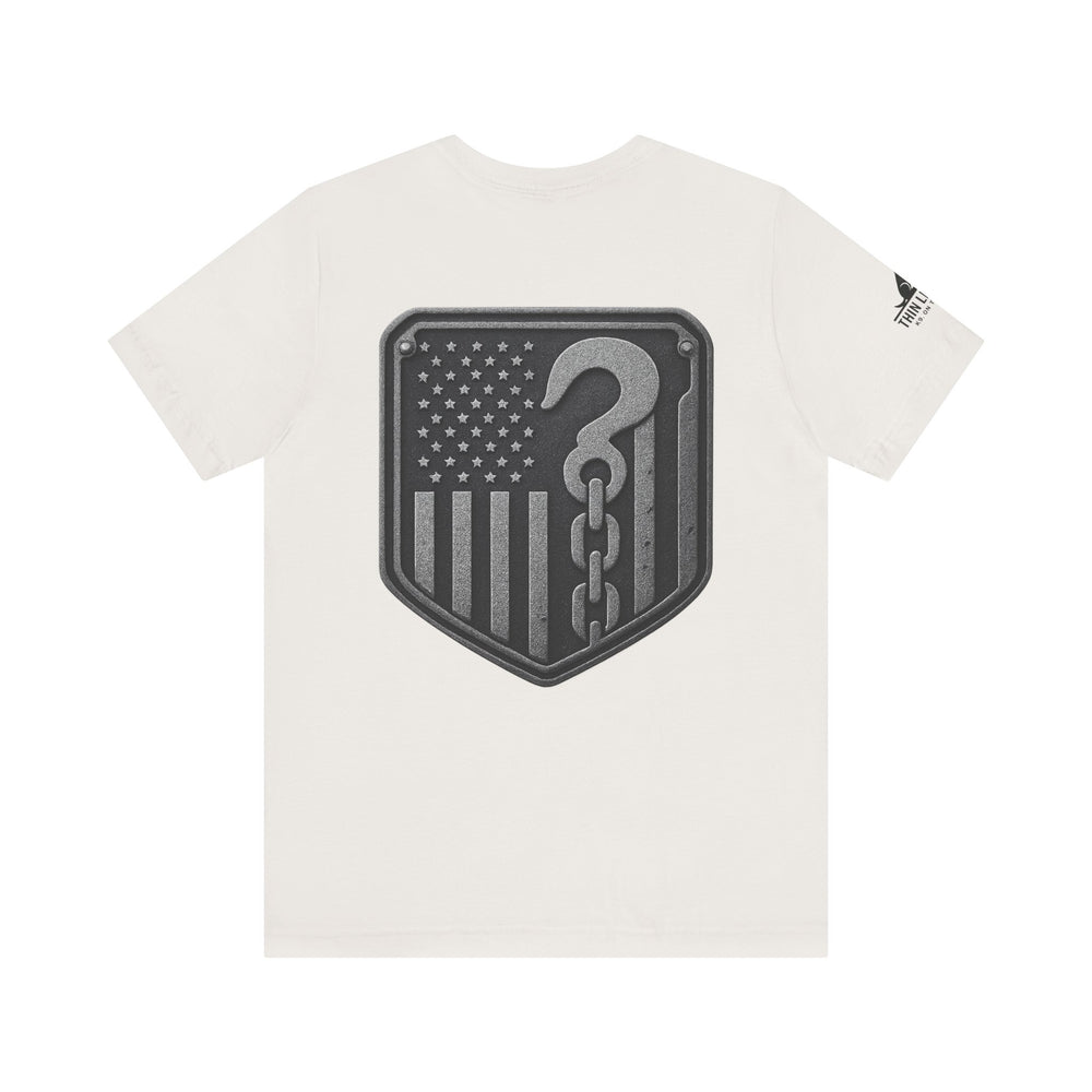 No Hook Too Heavy – Tow Truck Flag Tee