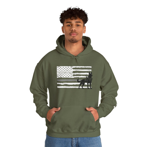 Thin Silver Line K9 Hoodie – Loyalty Wears a Badge
