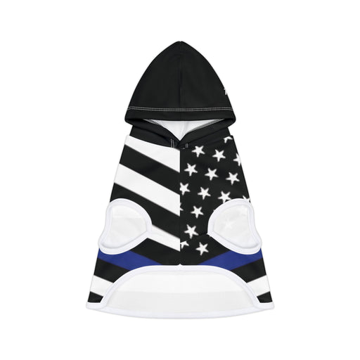 Thin Blue Line Flag Dog Hoodie