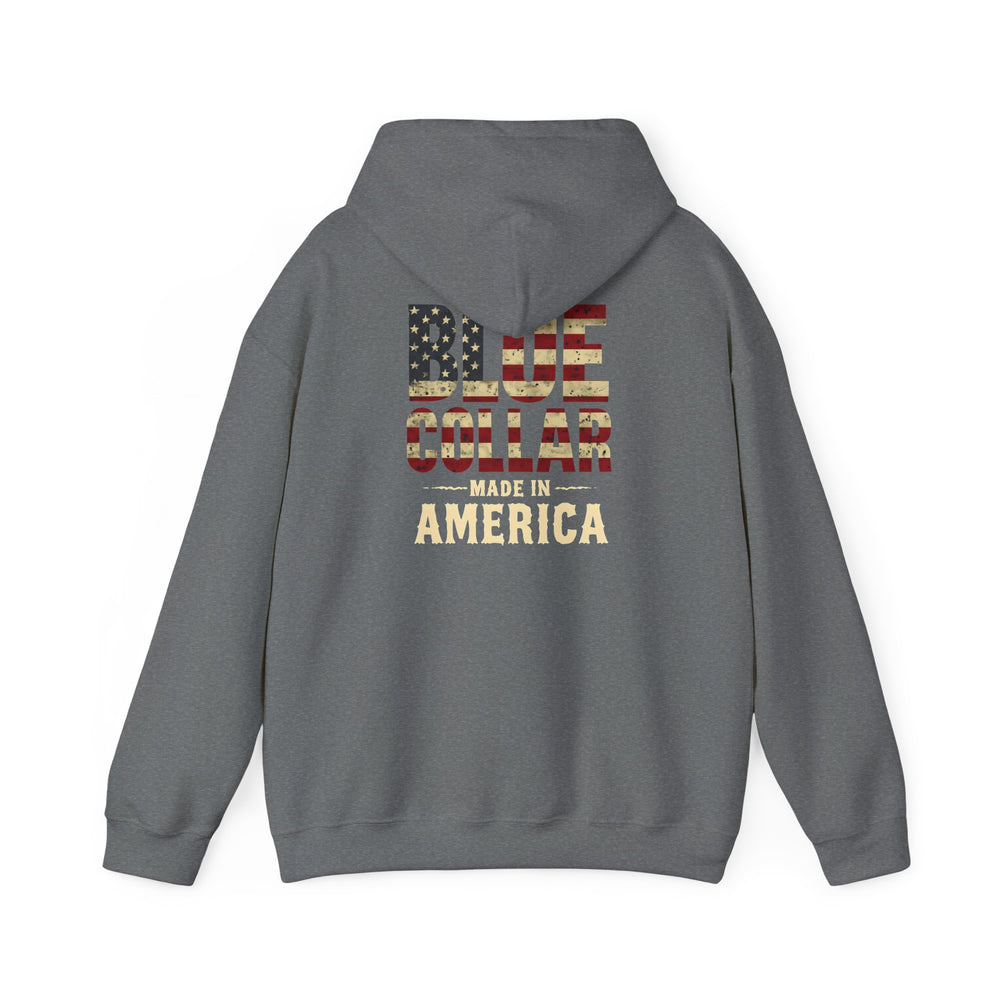 Blue Collar Made in America Hoodie – Patriotic Workwear