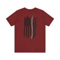 Thin Grey Line Flag Tee – Corrections Don’t Cry, They Contain
