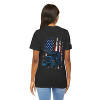 American Hauler – Distressed Flag Truck Tee