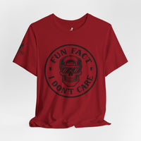 Fun Fact: I Don’t Care – Skull Tee