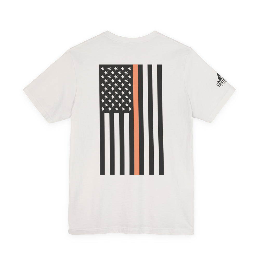 DPW Thin Orange Line Tee – Built for the Backbone