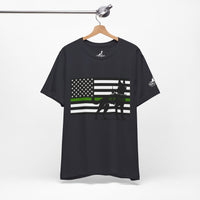 Thin Green Line Patriot Tee – Military & Federal Support
