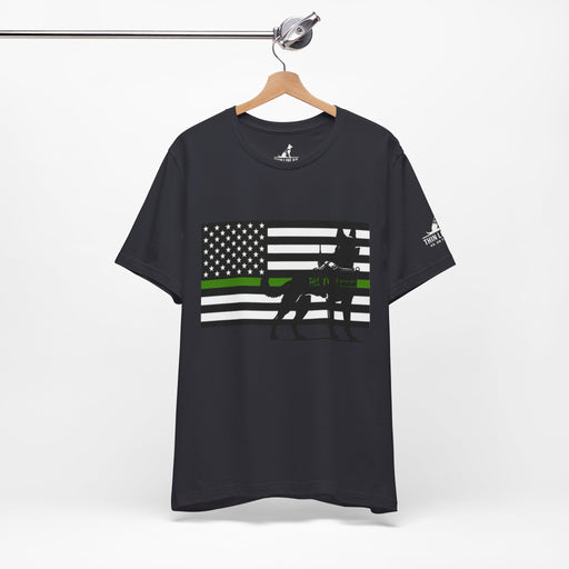 Thin Green Line Patriot Tee – Military & Federal Support