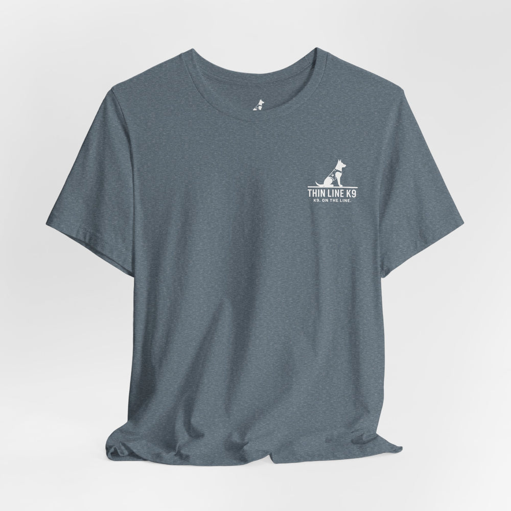 Red, White & Revved Up – Piston Flag Tee