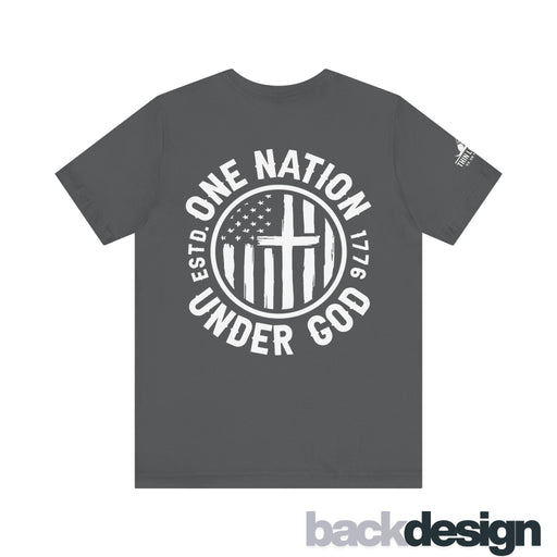 One Nation Under God Tshirt | American Flag and Cross