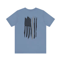 Thin Grey Line Flag Tee – Corrections Don’t Cry, They Contain