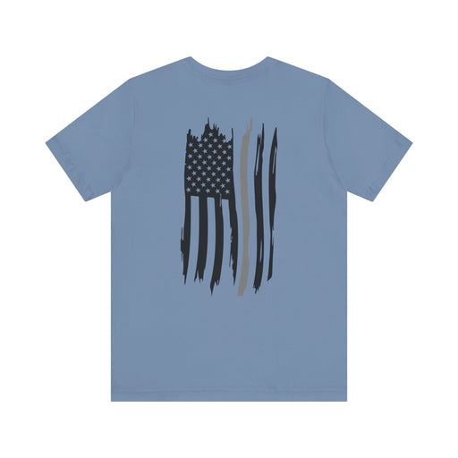 Thin Grey Line Flag Tee – Corrections Don’t Cry, They Contain