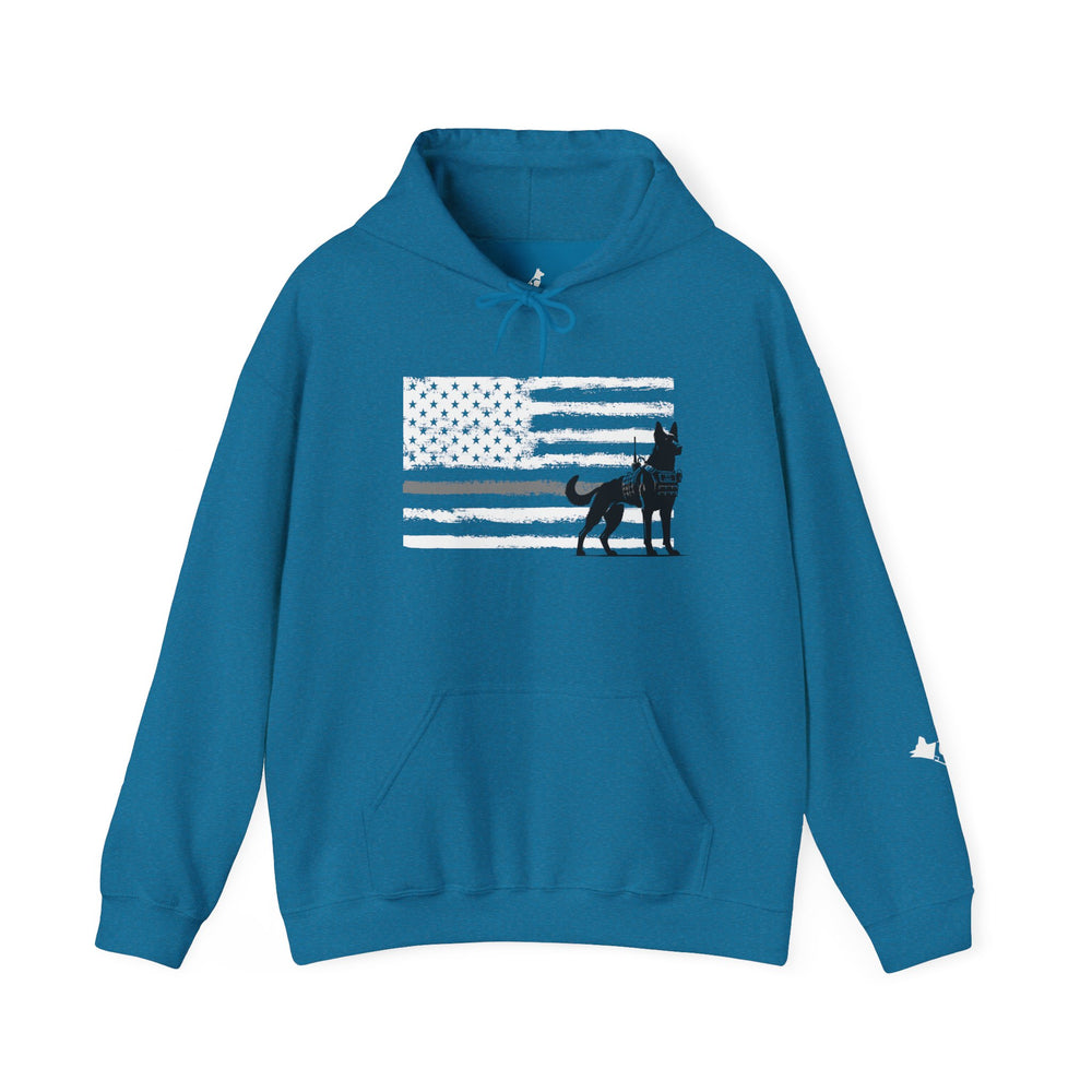 Thin Silver Line K9 Hoodie – Loyalty Wears a Badge