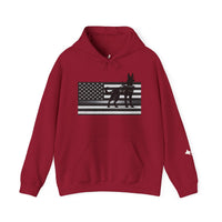 Thin Silver Line K9 Hoodie – Loyalty Wears a Badge