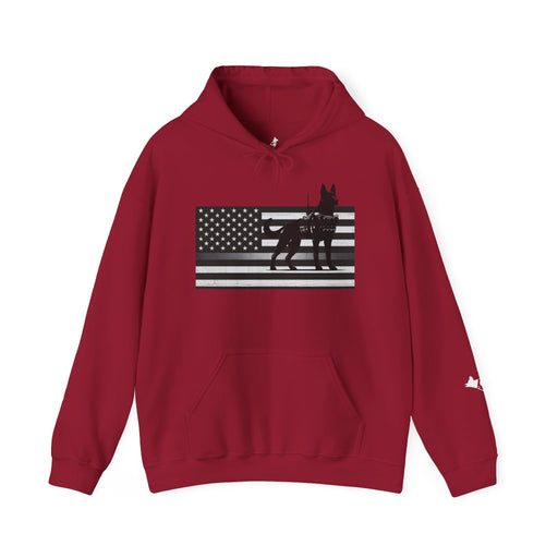 Thin Silver Line K9 Hoodie – Loyalty Wears a Badge