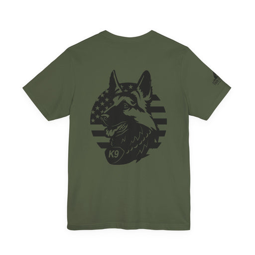 Patriotic K9 American Flag Tee