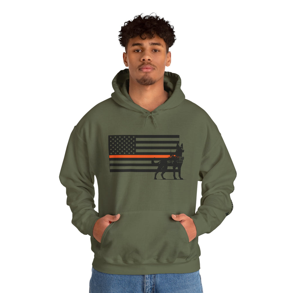 Search & Protect K9 Hoodie – Thin Orange Line