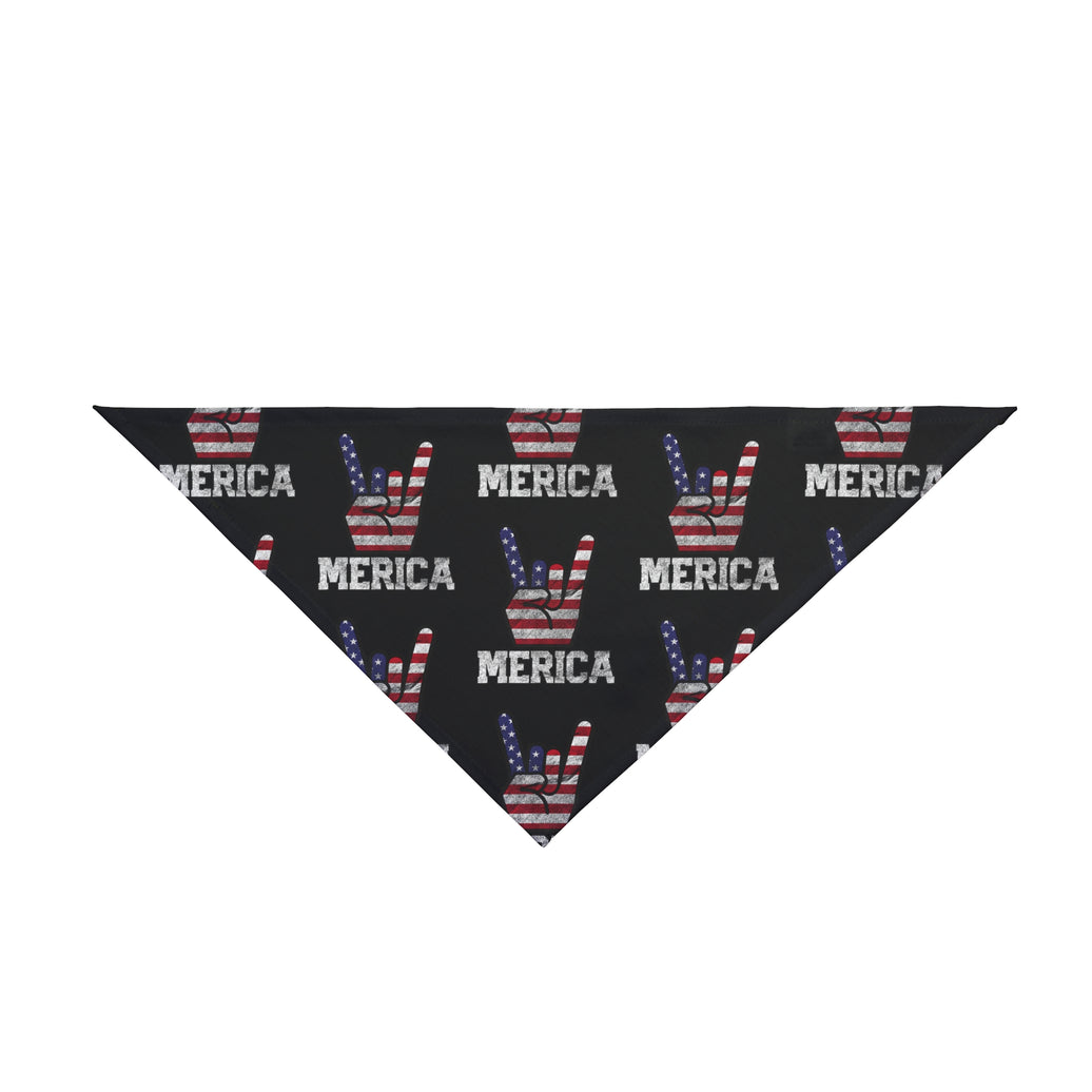 'Merica Patriotic Dog Bandana - American Flag