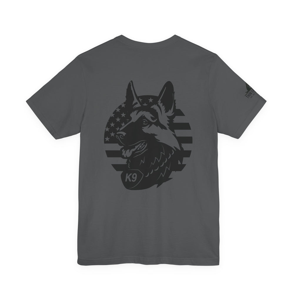 Patriotic K9 American Flag Tee