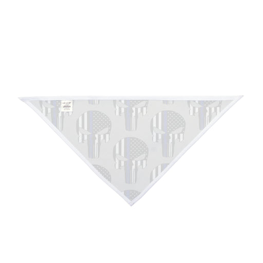 Punisher Thin Blue Line Flag Dog Bandana