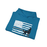 Thin Silver Line K9 Hoodie – Loyalty Wears a Badge