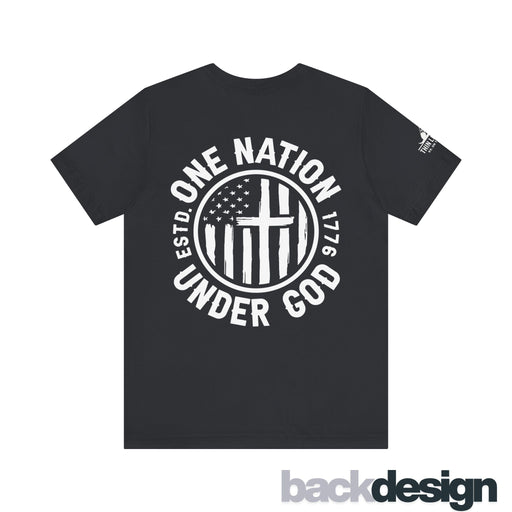 One Nation Under God Tshirt | American Flag and Cross
