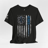 EMS American Flag T-Shirt - Thin White Line