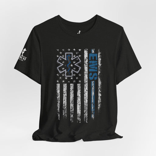EMS American Flag T-Shirt - Thin White Line