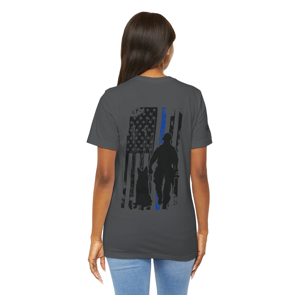 Thin Blue Line Flag K9 Handler Tee
