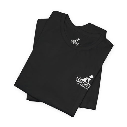 Thin White Line Flag T-shirt