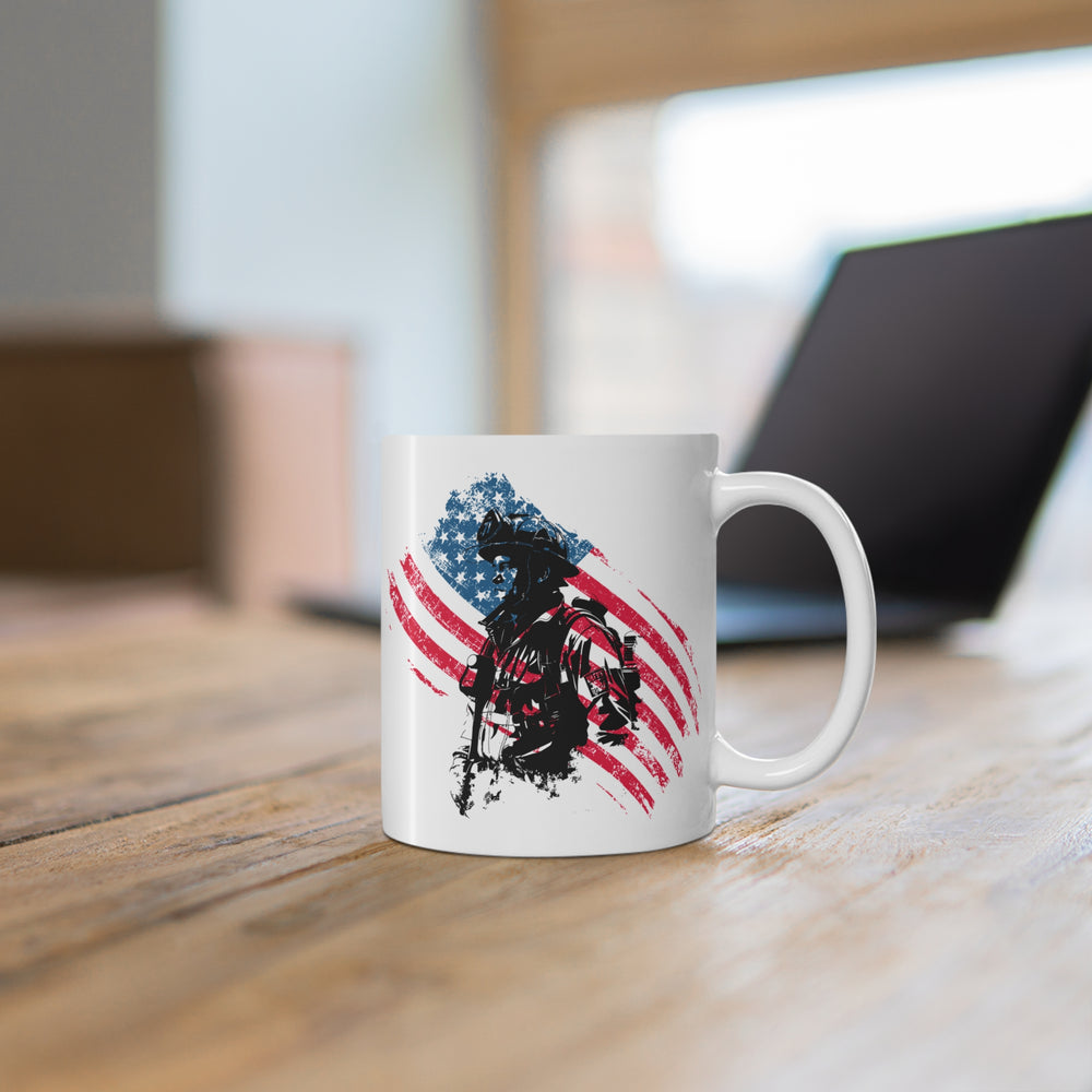 Firefighter Dad Coffee Mug