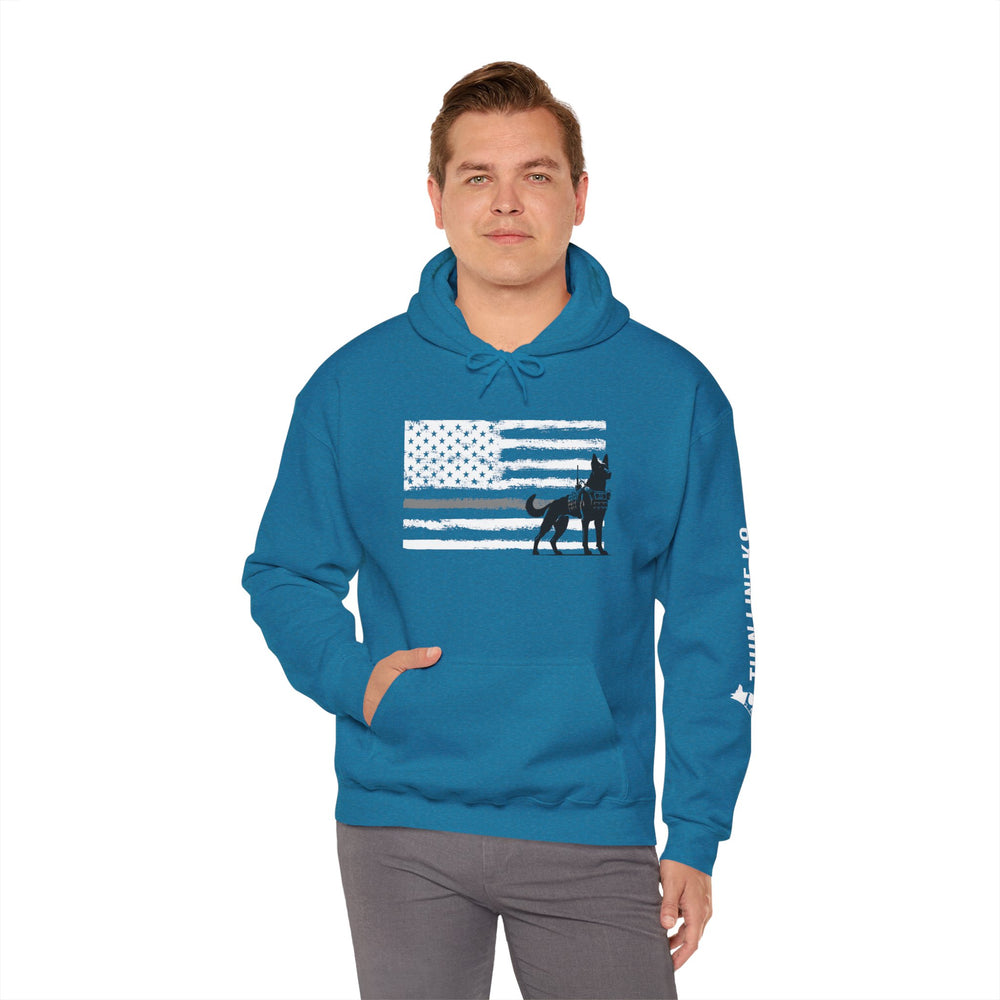 Thin Silver Line K9 Hoodie – Loyalty Wears a Badge