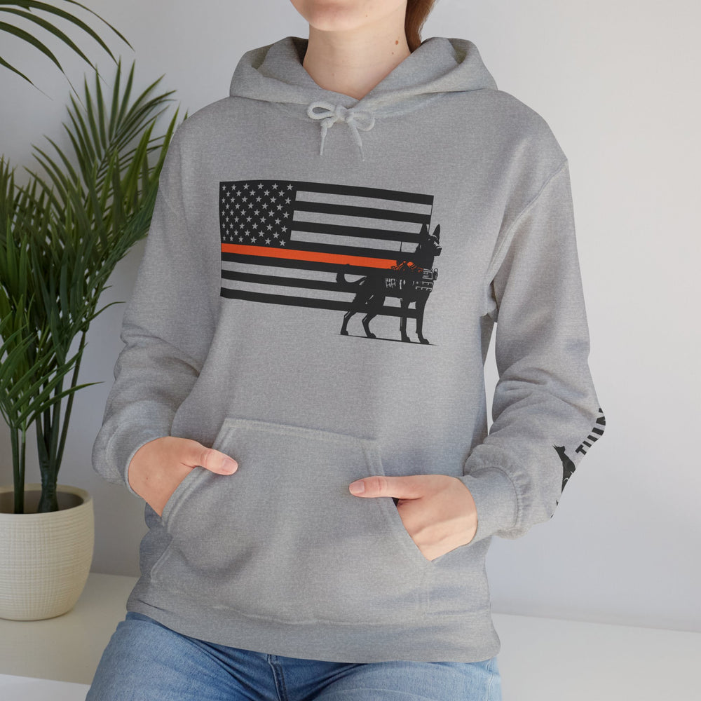 Search & Protect K9 Hoodie – Thin Orange Line