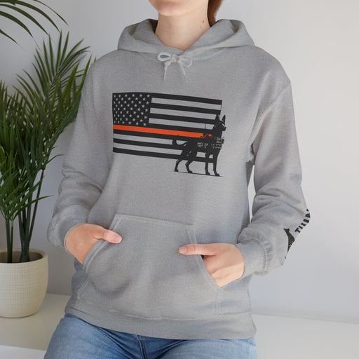 Search & Protect K9 Hoodie – Thin Orange Line