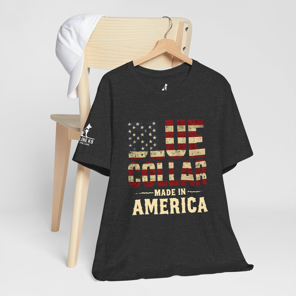Blue Collar & Built in the USA Tee