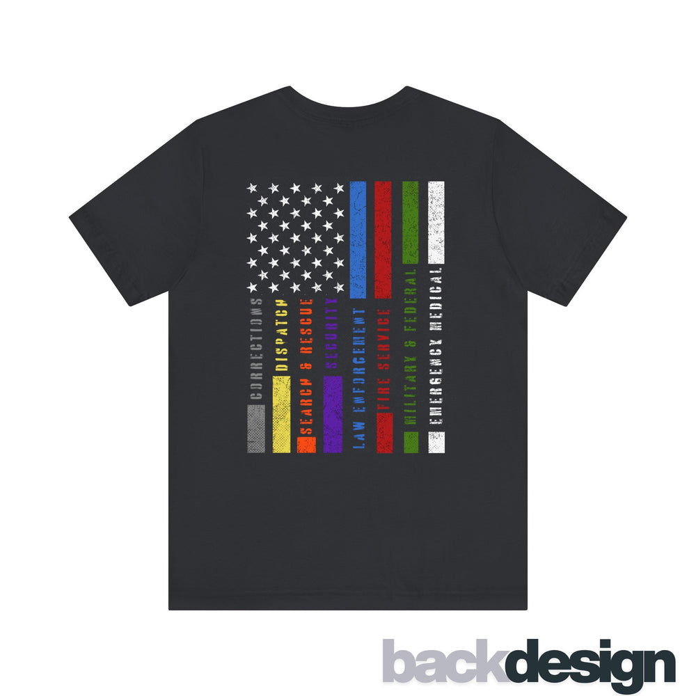 United Lines American Flag Tee – Honoring Every Service