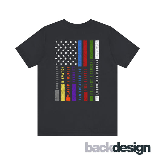 United Lines American Flag Tee – Honoring Every Service