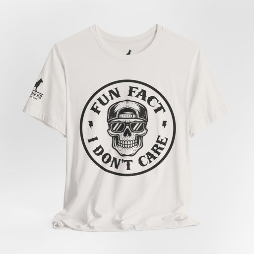 Fun Fact: I Don’t Care – Skull Tee