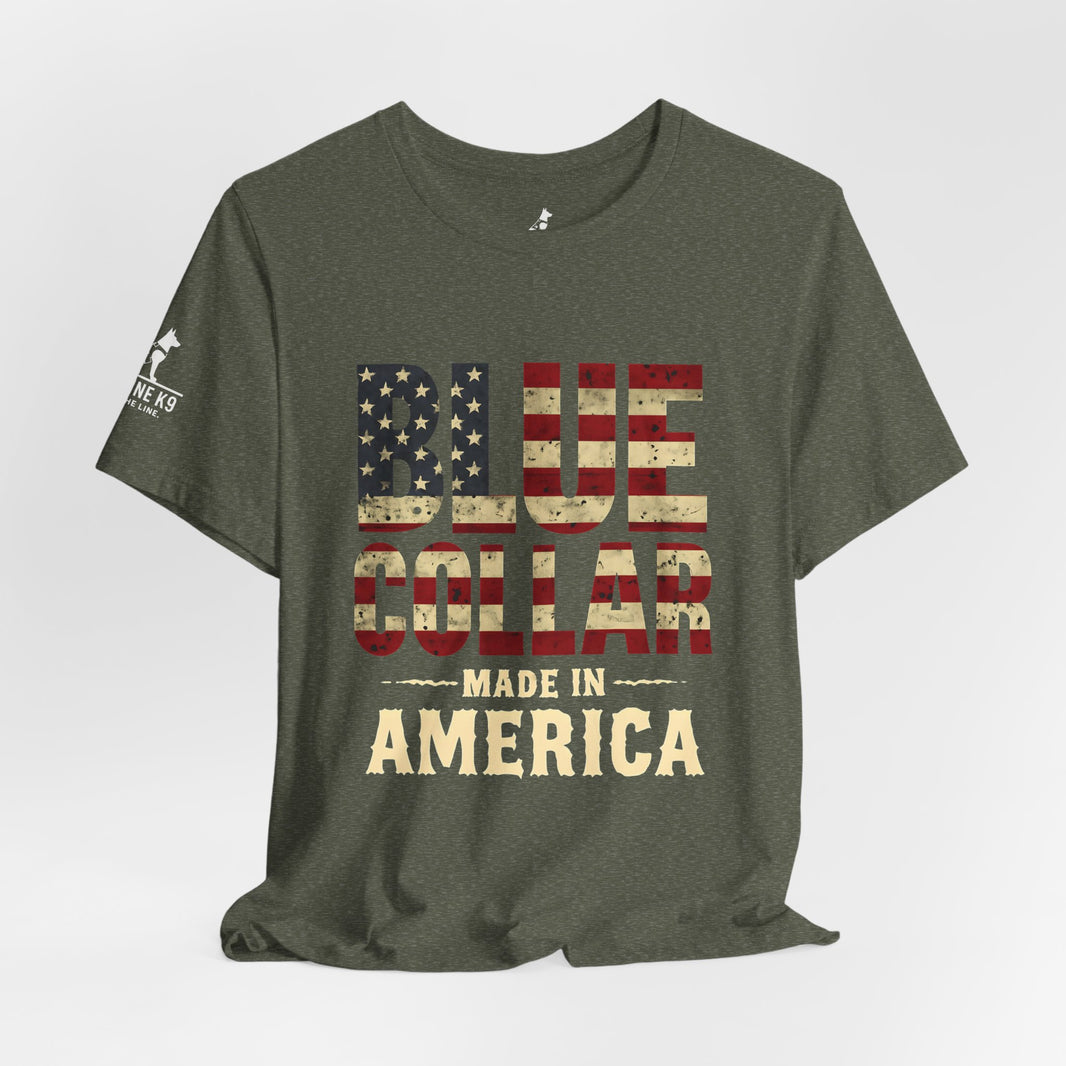 image Blue Collar & Built in the USA Tee