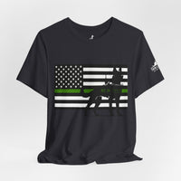 Thin Green Line Patriot Tee – Military & Federal Support
