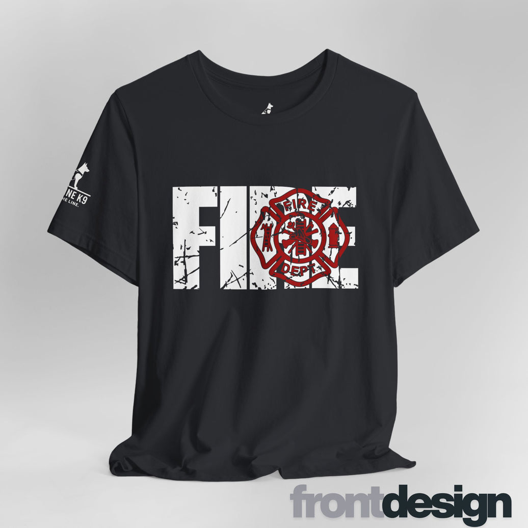 Firefighter Support Tee with Emblem