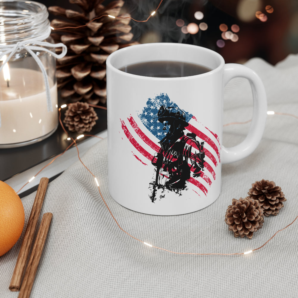 Firefighter Dad Coffee Mug