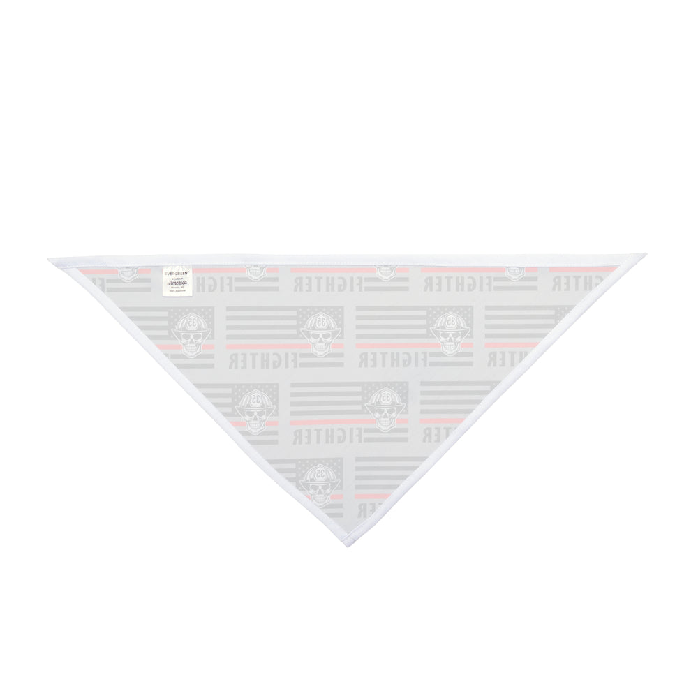 Thin Red Line Flag Dog Bandana | I Heart Fire Fighters | Pet Accessories | Support Fire K9 | Fire Fighter Gift