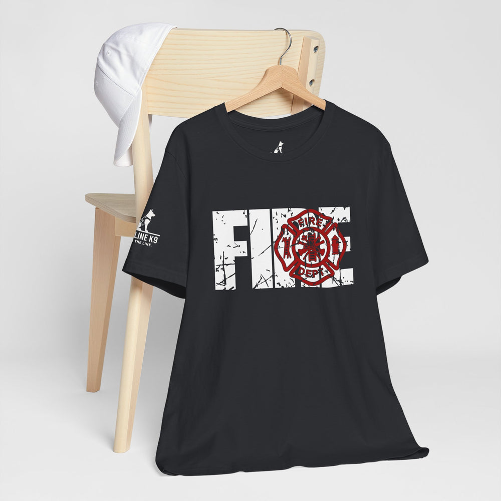 Firefighter Support Tee with Emblem