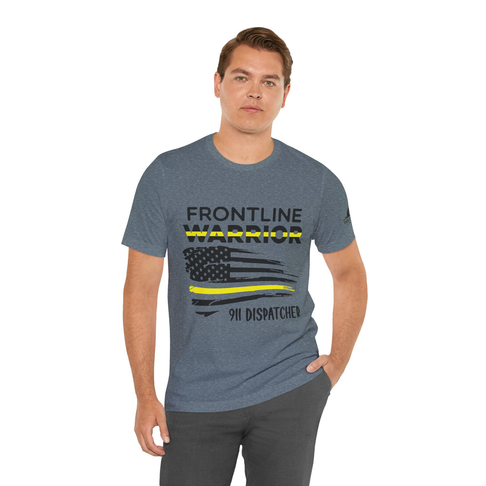 Frontline Warrior 911 Dispatcher T-Shirt – Thin Yellow Line Pride