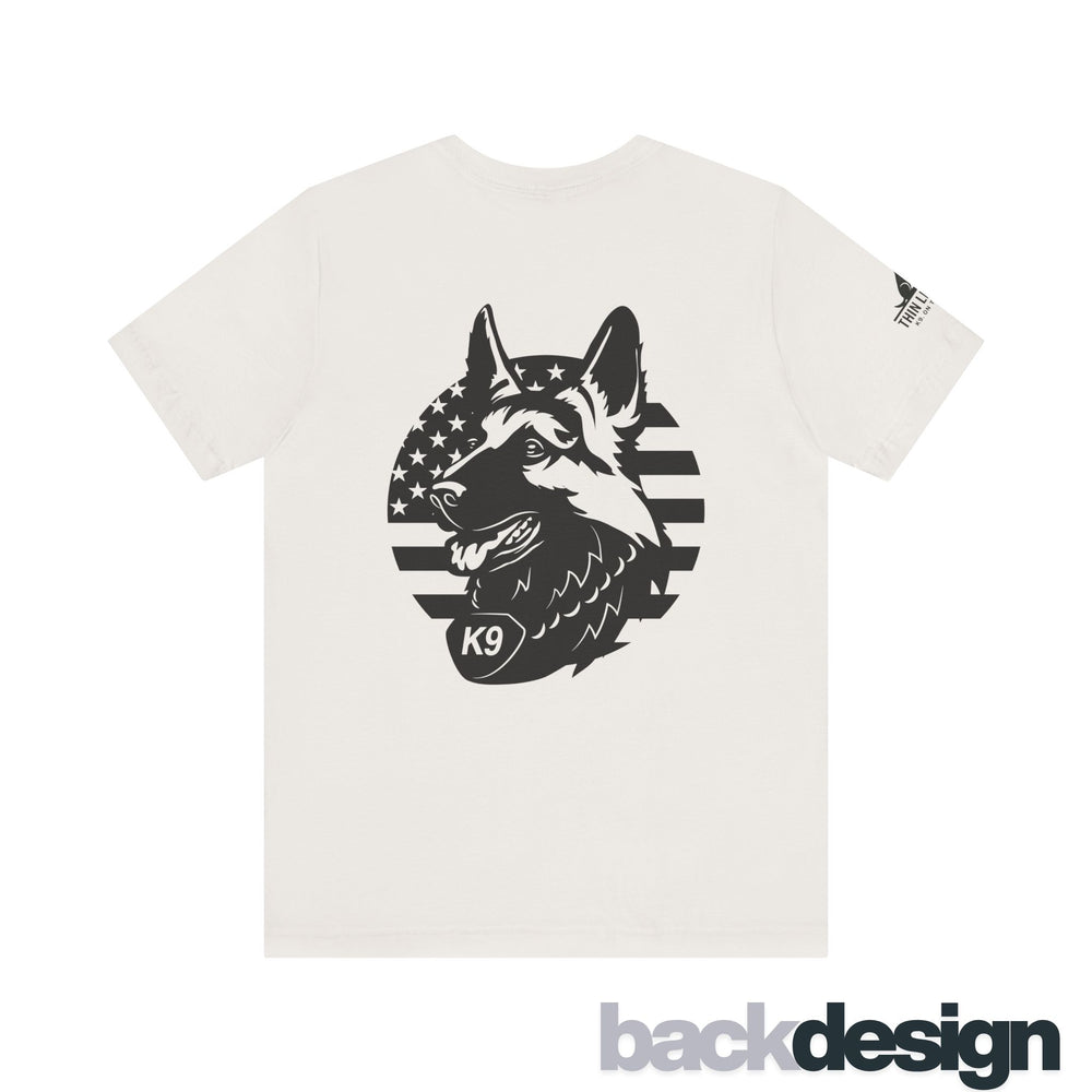 Patriotic K9 American Flag Tee