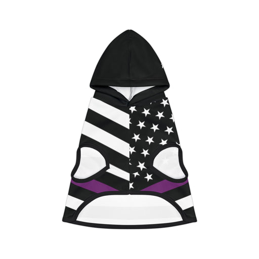 Thin Purple Line Flag Dog Hoodie