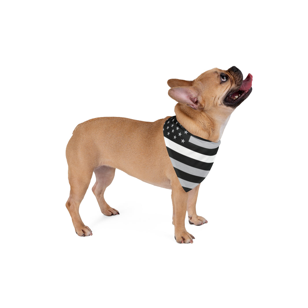 image Thin White Line Dog Bandana